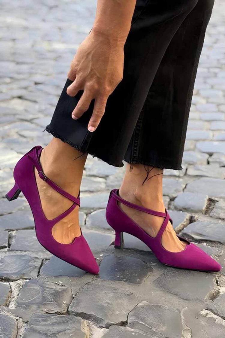 Marion™ | Chic Suede Heeled Shoes