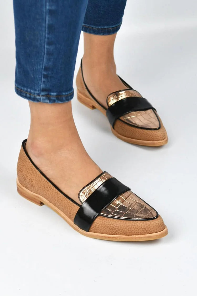 Nika™ | Crocodile Loafers