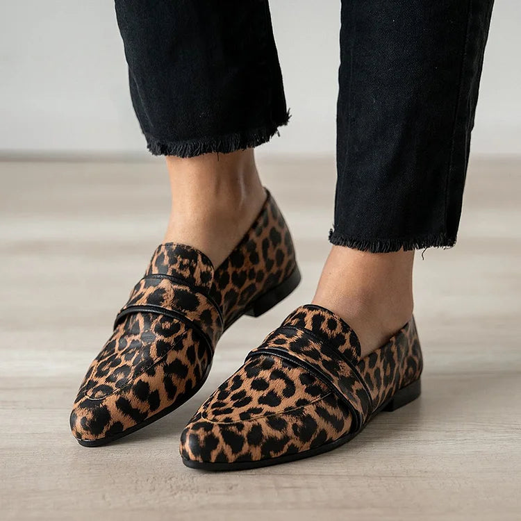 Luna™ | Leopard Loafers