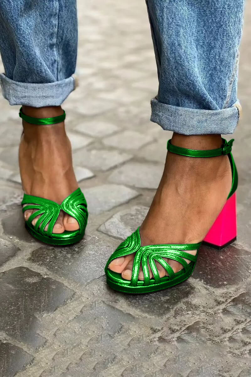 Adèle™ | Elegant Two-Tone Heels