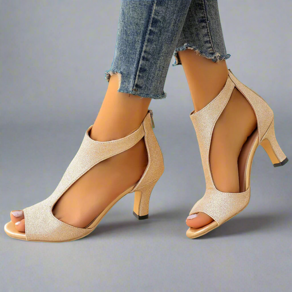 Suzanne™ | Elegant Satin Heels