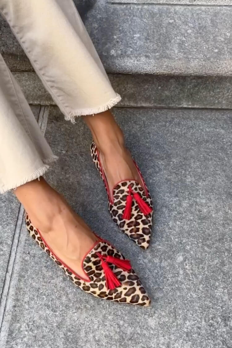 Nela™ | Leopard Loafers