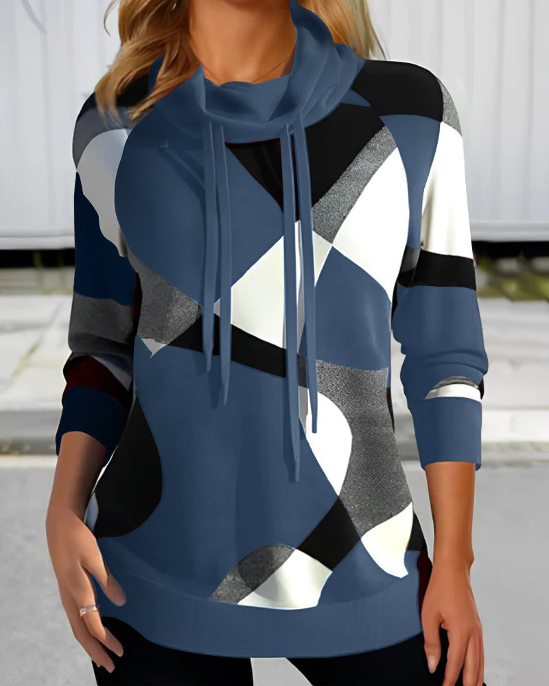 Clara | Artistic Print Hoodie Sweater