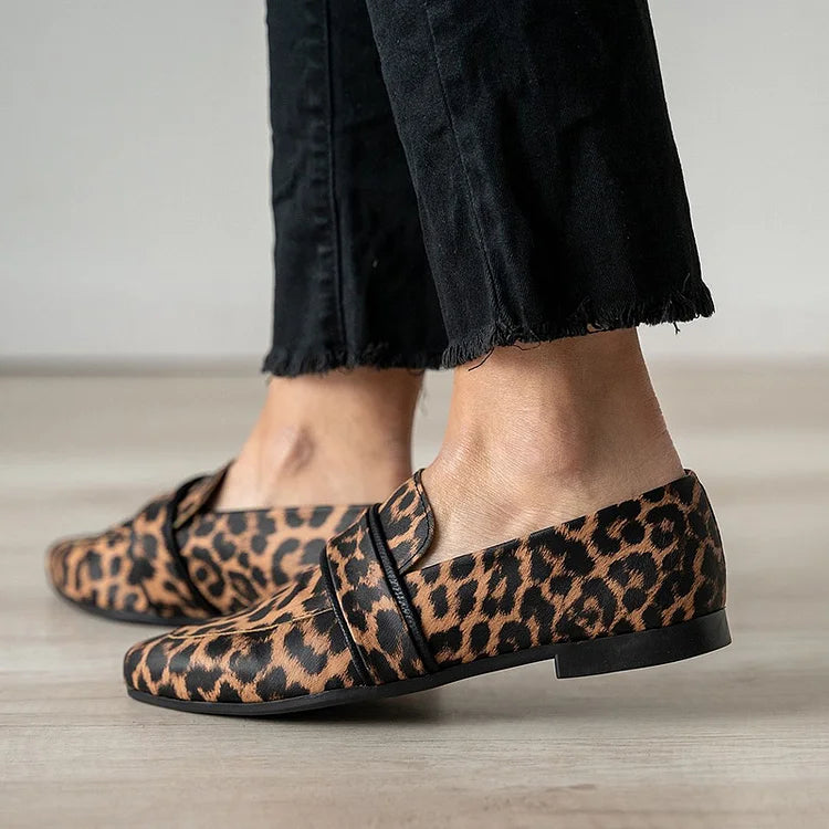 Luna™ | Leopard Loafers