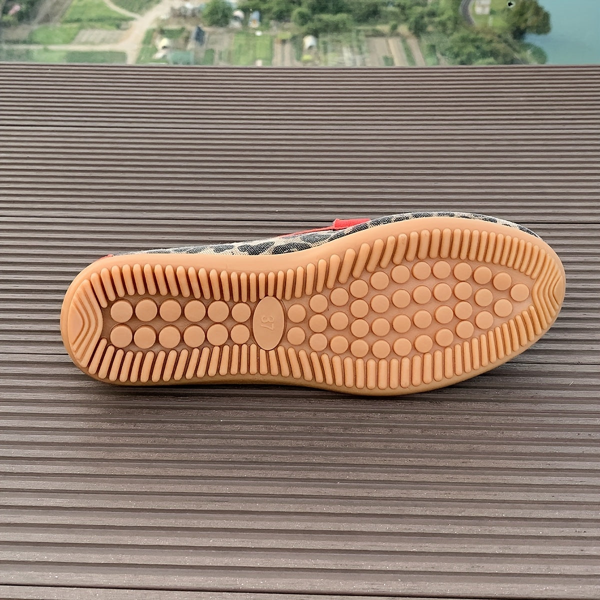 Aimee™ | Red Leopard Loafers