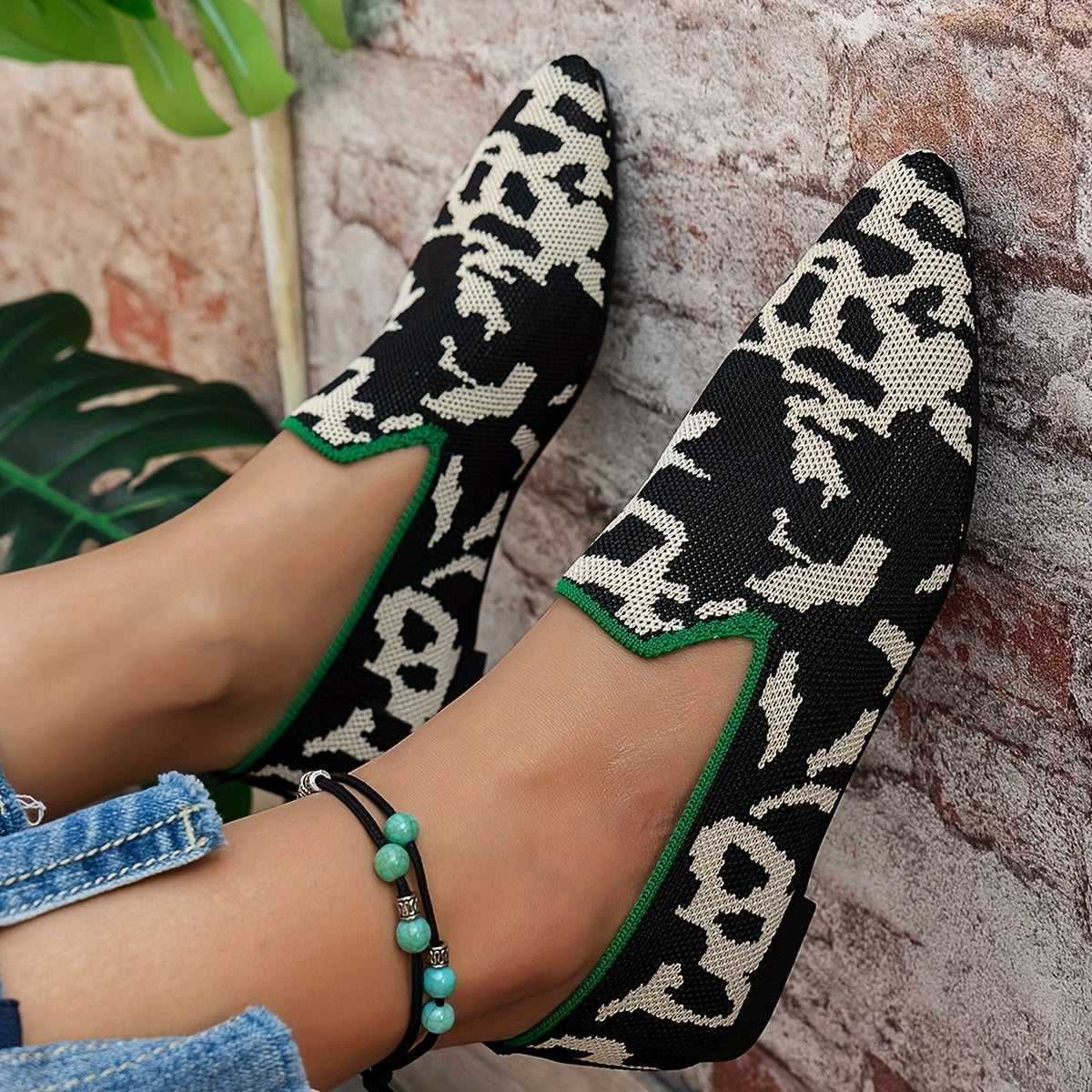 Nora™ | Zebra Loafers