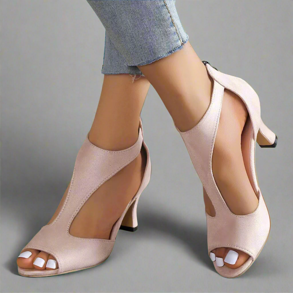 Suzanne™ | Elegant Satin Heels