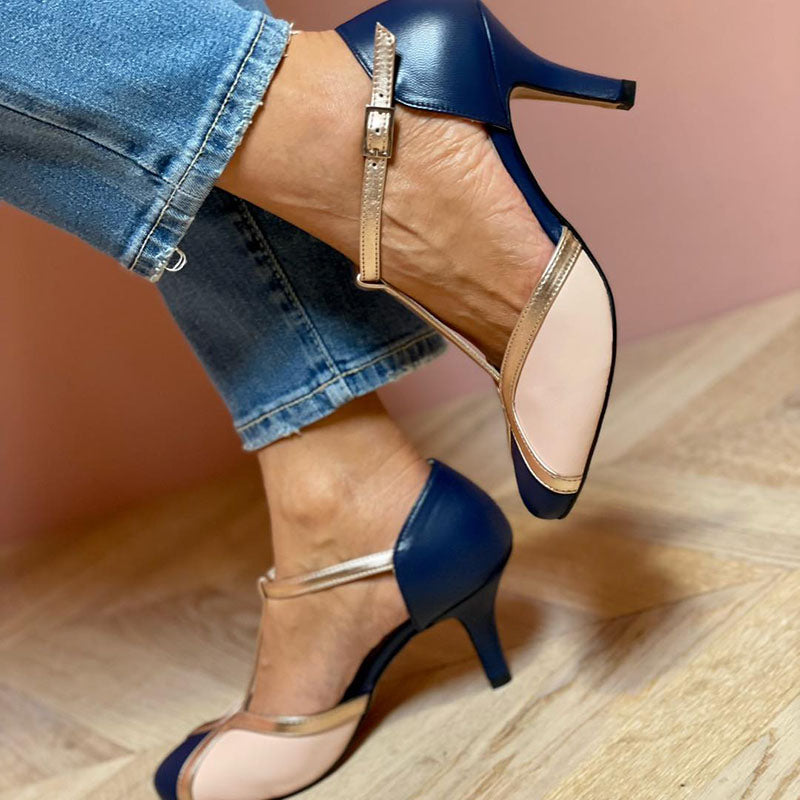 Océane™ | Elegant Midnight Blue Heels