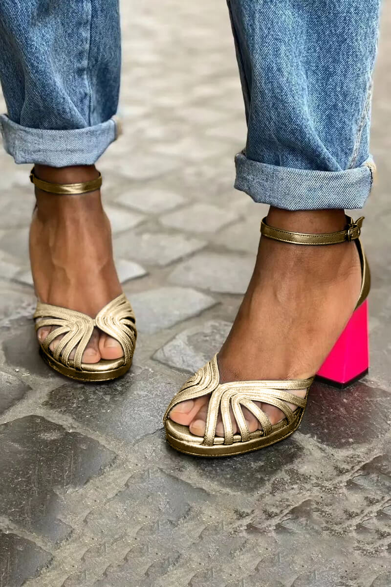 Adèle™ | Elegant Two-Tone Heels