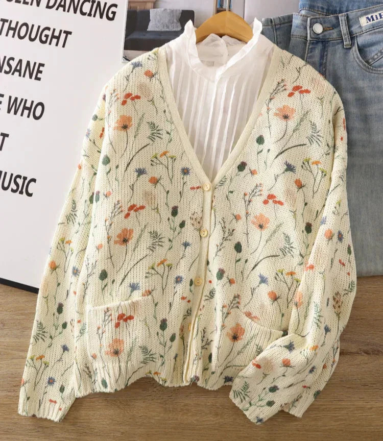 Sammy | Elegant Floral Printed Cardigan