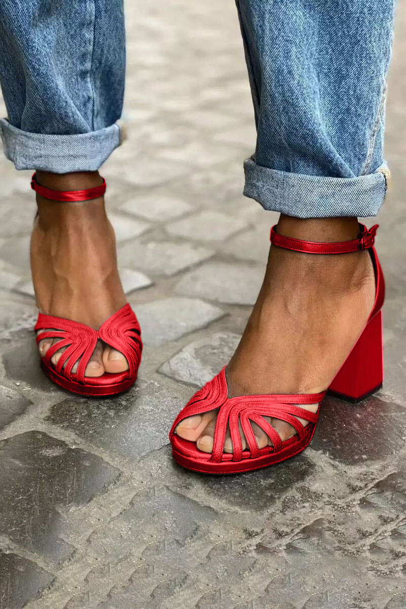 Adèle™ | Elegant Two-Tone Heels