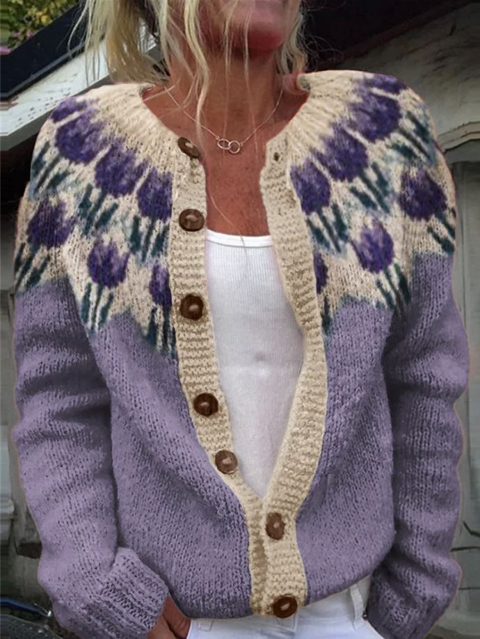Keysha | Floral patterned jacket