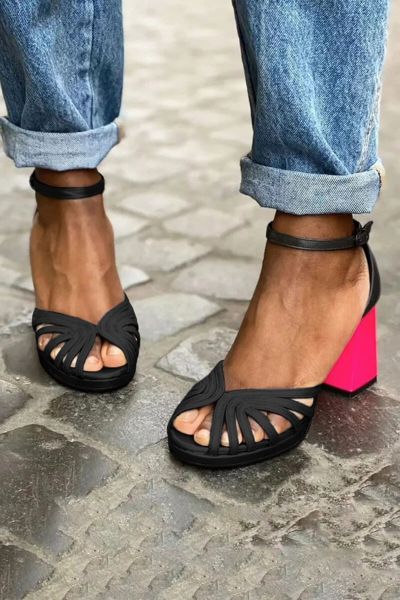 Adèle™ | Elegant Two-Tone Heels