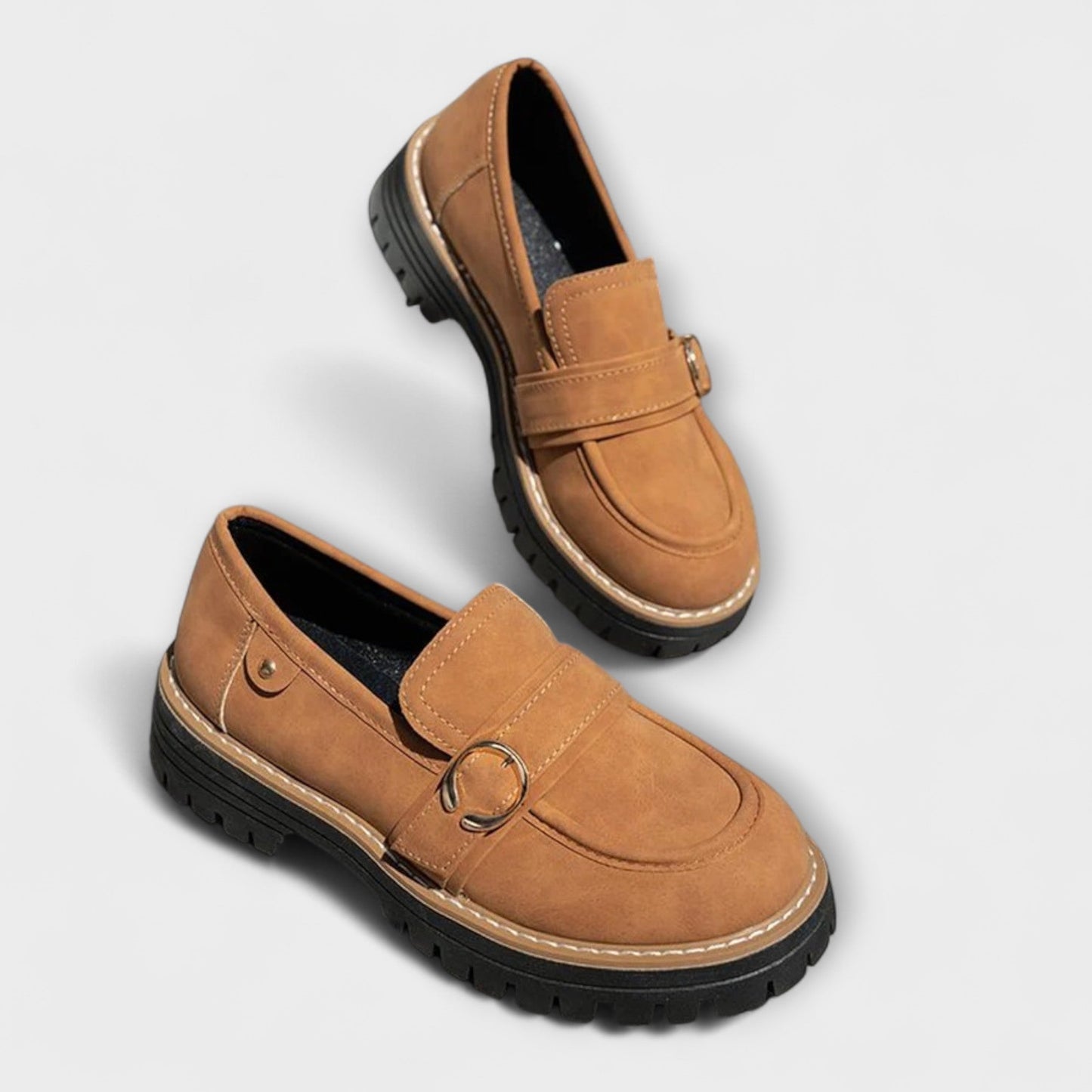 Lora | Casual Round-Toe Moccasins