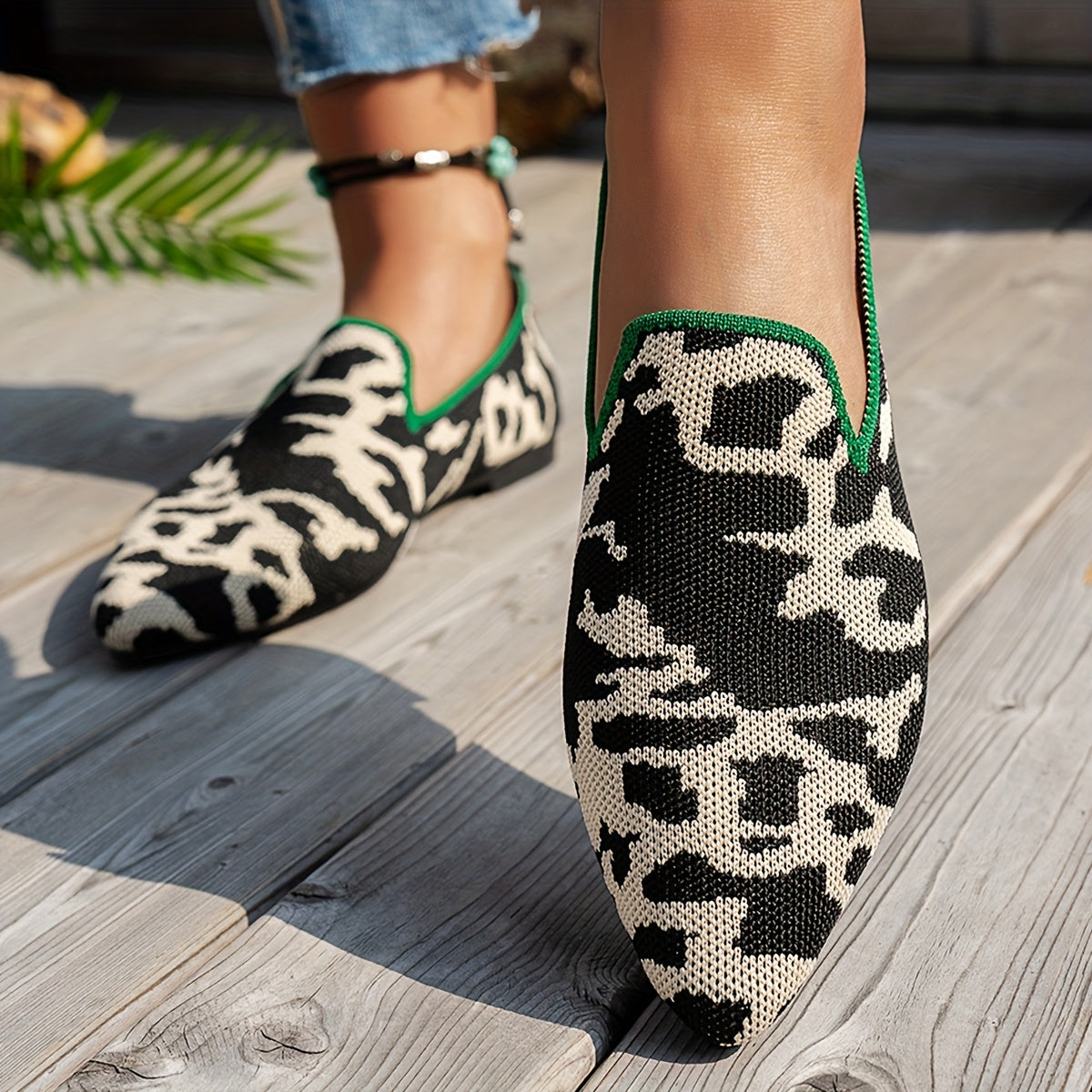 Nora™ | Zebra Loafers