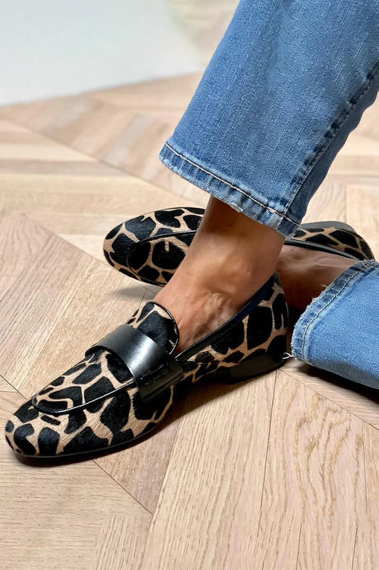 Sofia™ | Leopard Print Loafers