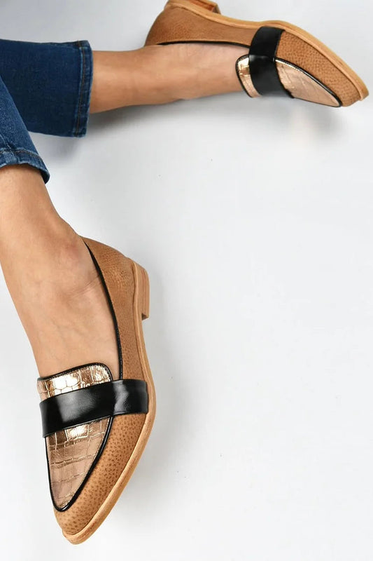 Nika™ | Crocodile Loafers
