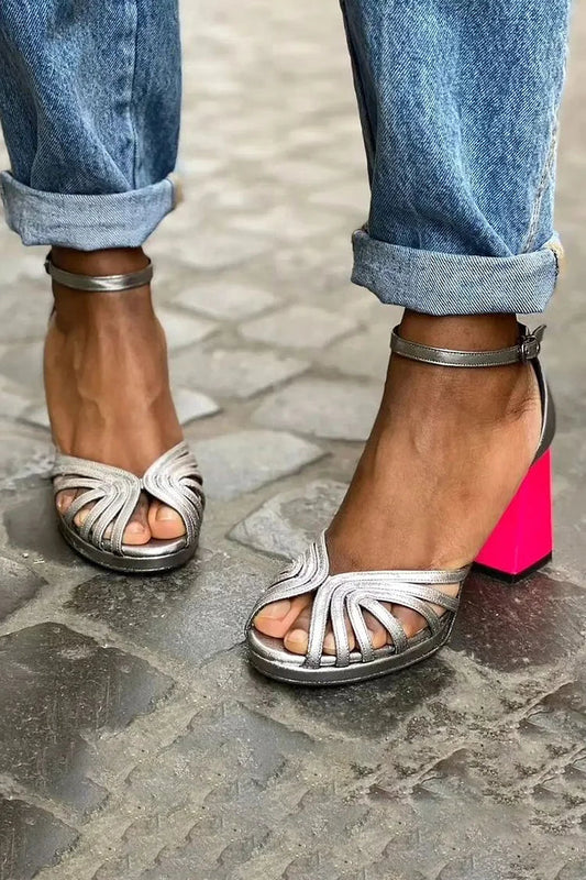 Adèle™ | Elegant Two-Tone Heels