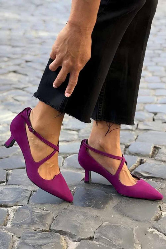 Marion™ | Chic Suede Heeled Shoes