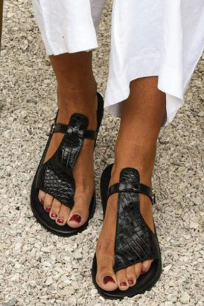 Maé™ | Low Heels with Crocodile Print