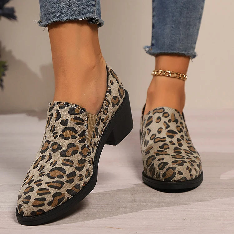 Angélique™ | Leopard Loafers