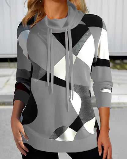 Clara | Artistic Print Hoodie Sweater