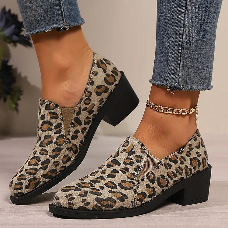 Angélique™ | Leopard Loafers
