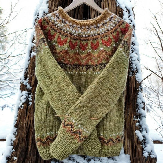 Bertha | Vintage Jacquard Sweater