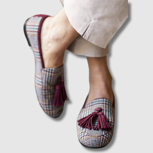 Milava™ | Plaid Loafers