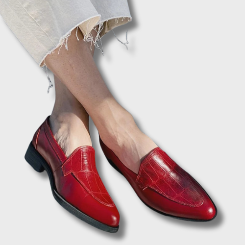 Léonie™ | Crocodile Loafers