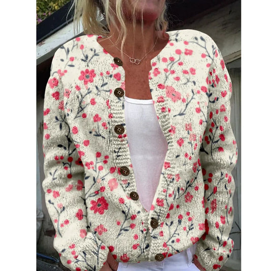 Evi | Chic Printed Cardigan