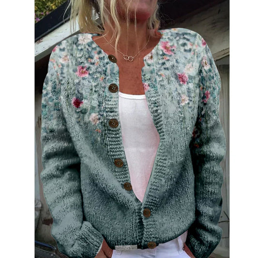 Cynthia | Chic Printed Cardigan