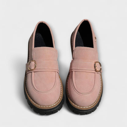 Lora | Casual Round-Toe Moccasins