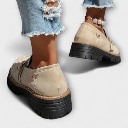 Lora™ | Casual Round-Toe Loafers
