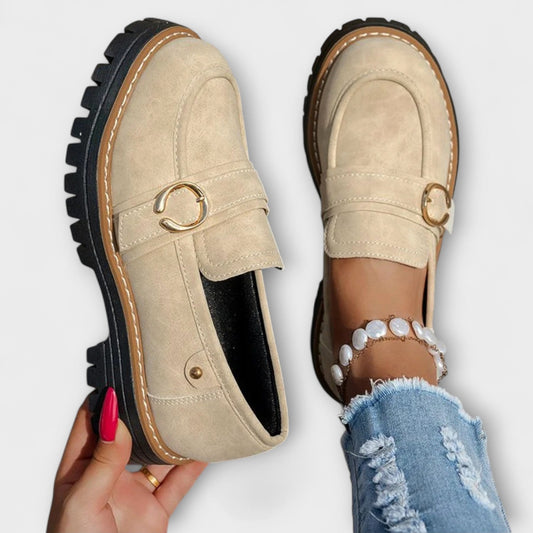 Lora™ | Casual Round-Toe Loafers