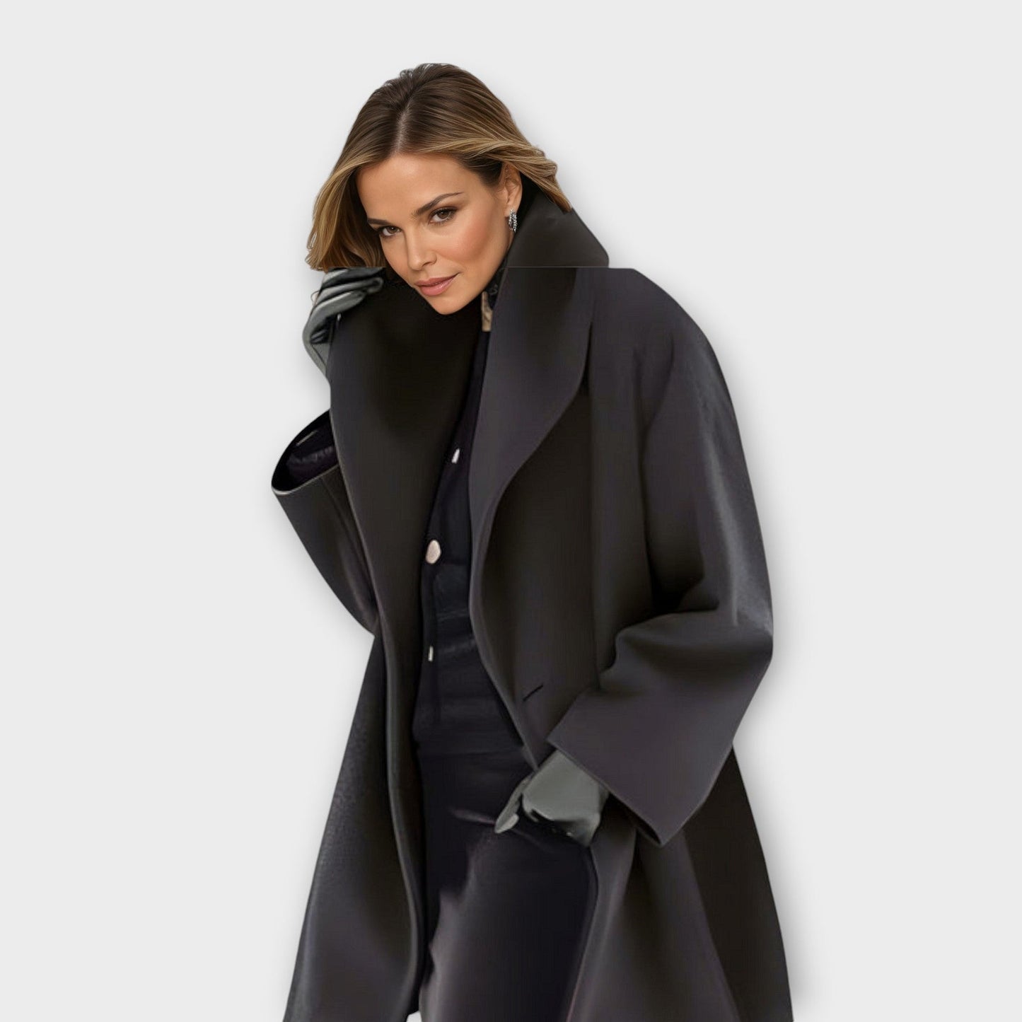 Savrani™ | Luxury Wool Windproof Coat