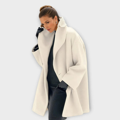 Savrani™ | Luxury Wool Windproof Coat