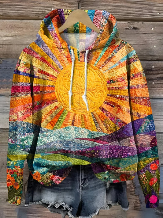 Amber Hoodie | Colorful Sunset